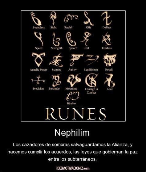 Runes of the Nephilim warriors